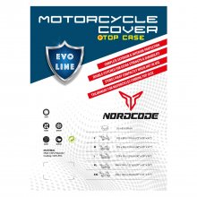 Kάλυμμα μοτό αδιαβροχο Nordcode Evo Line XL +Topcase 246*104*127