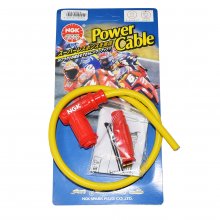 Μπουζόπιπα σιλικόνης ορθή γωνία NGK Κόκκινη Με Καλώδιο