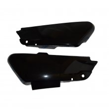 Καπάκια πλαϊνα ζευγάρι Honda Astrea 100 μαύρα NARITA