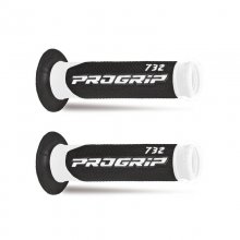 Χειρολαβές ProGrip 732 Street Δίχρωμες Μαύρες/Άσπρες 22/25 mm 125 mm
