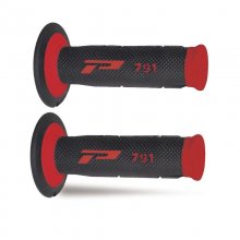 Χειρολαβές ProGrip 791 Cross Δίχρωμες Μαύρες/Κόκκινες 22/25 mm, 115 mm