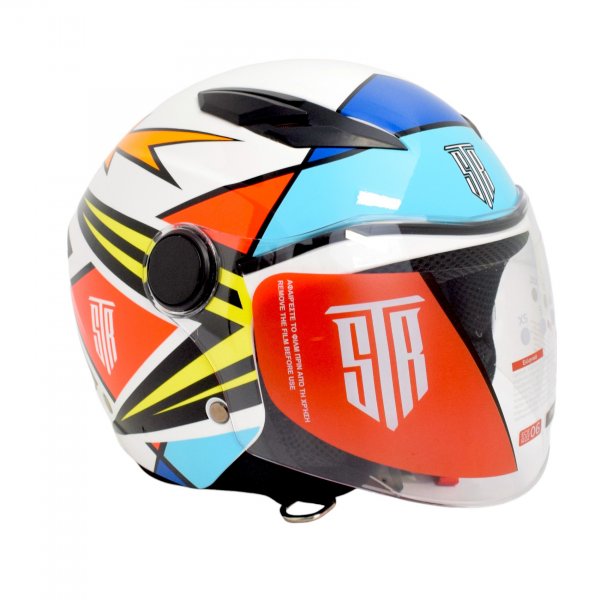 ΚΡΑΝΟΣ ΠΑΙΔΙΚΟ STR ΑΝΟΙΚΤΟ RAINBOW ΓΡΑΦΙΚΑ WHITE ΠΟΛΥΧΡΩΜΟ XL