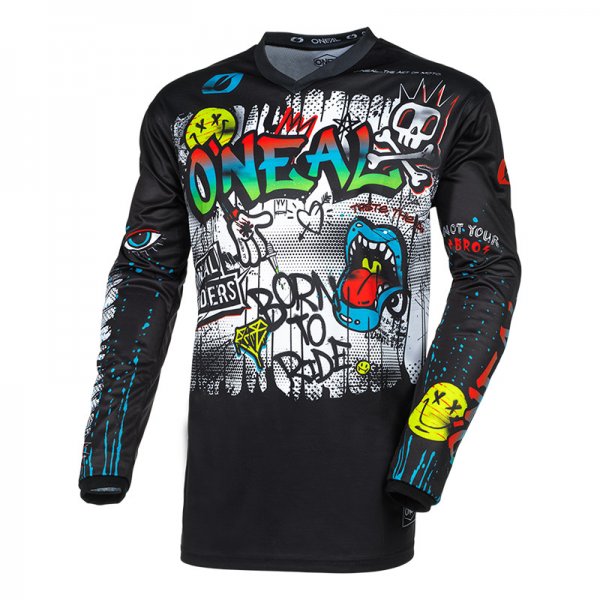 ΜΠΛΟΥΖΑ MX ELEMENT RANCID V.24 BLACK/WHITE O' NEAL XL
