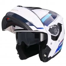 Κράνος Shiro Σπαστό (Flip Up) DISCOVER ROYAL Μπλέ ECE 22.06