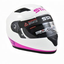 Κράνος παιδικό STR J1-JOY Λευκό Ροζ