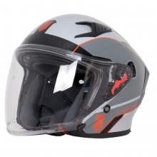 ΚΡΑΝΟΣ ANOIXTO STR STING PRO 2πλη Ζελατίνα Μαύρο/Γκρί/Κόκκινο