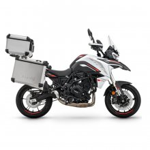 Μοτοσυκλέτα BENELLI TRK 702 ΛΕΥΚΗ ΜΕ ΒΑΣΕΙΣ & ΒΑΛΙΤΣΕΣ