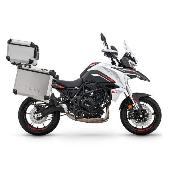 ΜΟΤΟΣΥΚΛΕΤΑ BENELLI TRK 702 WHITE ΜΕ ΒΑΣΕΙΣ + ΒΑΛΙΤΣΕΣ