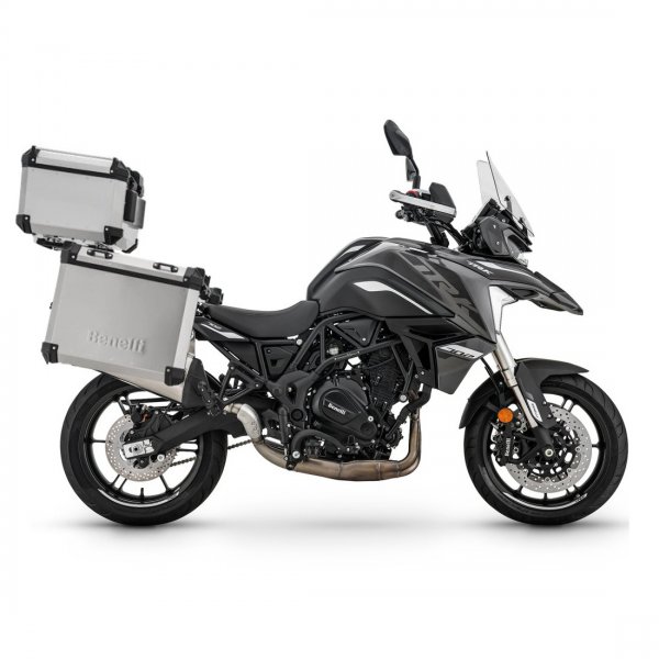 ΜΟΤΟΣΥΚΛΕΤΑ BENELLI TRK 702 ATRACITE GREY ΜΕ ΒΑΣΕΙΣ + ΒΑΛΙΤΣΕΣ