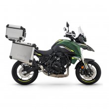 ΜοτοσυκλέταBENELLI TRK 702 Πράσινη ΜΕ ΒΑΣΕΙΣ & ΒΑΛΙΤΣΕΣ