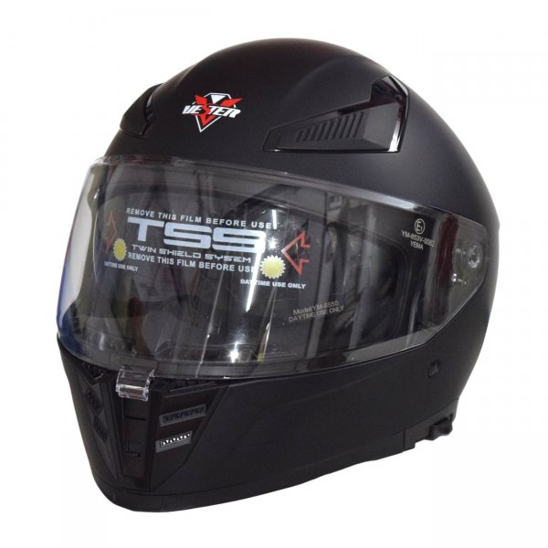 ΚΡΑΝΟΣ VESTER FULL FACE YM-853 ECE 22.06 ΜΑΥΡΟ MAT