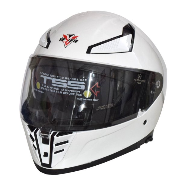 ΚΡΑΝΟΣ VESTER FULL FACE YM-853 ECE 22.06 ΑΣΠΡΟ