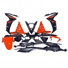 Κοστούμι Sym VF185 μαύρο ματ / πορτοκαλί V-Doctor