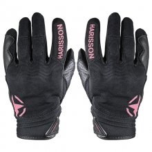 Γάντια μηχανής γυναικεία Harisson Splash Evo Lady μαύρα / ροζ