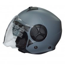 Κράνος Jet με Εσωτερική Φιμέ Ζελατίνα ZEN ZN-737 Γκρι Matt