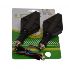 ΦΛΑΣ Universal ZX-261 LED ΔΙΑΦΑΝΟ SEQUANTIAL SHARK 