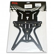 Βάση πινακίδας ανακλινόμενη μαύρη Universal πολυγωνική MTD-055-08 Steel