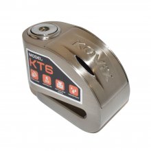 Κλειδαριά δισκόφρενου με συναγερμό Kovix KT-6 ασημί 6MM