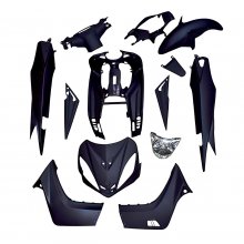 Κοστούμι Yamaha Crypton-X 135 Με Φανάρι Μαύρο Ματ 