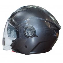 Κράνος Jet Ανοιχτό με Εσωτερική Φιμέ Ζελατίνα ZEN ZN-760 ECE R22.06 Γκρι