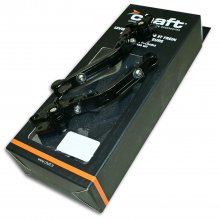 Μανέτες ζευγάρι ρυθμιζόμενες σπαστές Chaft LEN02 μαύρες