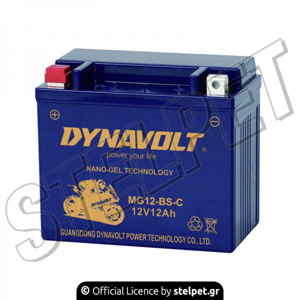 ΜΠΑΤΑΡΙΑ YTX12 BS MG12-BS-C NANOGEL 305CA 170CCA DYNAVOLT