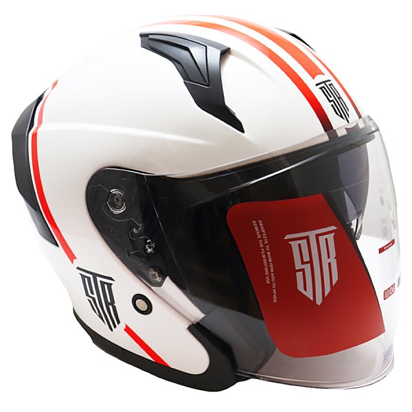 ΚΡΑΝΟΣ STR ΑΝΟΙΚΤΟ URBANO ΔΙΠΛΗ ΖΕΛΑΤΙΝΑ ΓΡΑΦΙΚΑ WHITE/RED XL