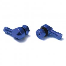 Βαλβίδες Τροχού CHAFT Αλουμινίου Γωνιακές Μπλέ IN1823