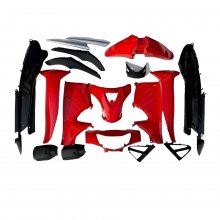 Κοστούμι Modenas Kristar 125 ΚΟΚΚΙΝΟ-ΜΑΥΡΟ 14ΤΕΜ 