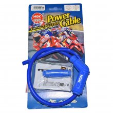 Μπουζόπιπα σιλικόνης Αμβλεία γωνία NGK Μπλέ Με Καλώδιο